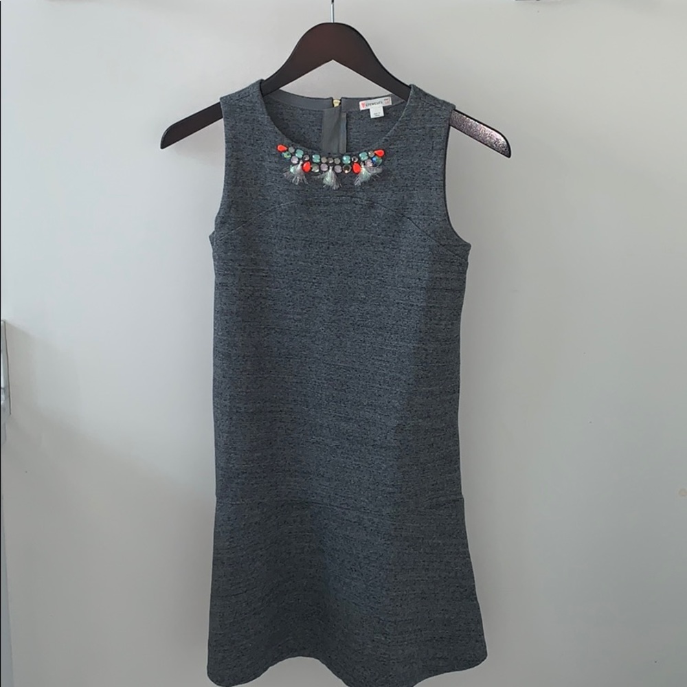 Crewcuts Grey Dress with Stones